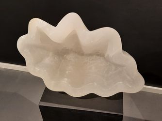 Lichtfang, Skulptur Alabaster, 2015, 38x25x20cm