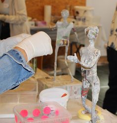 Kurs Figuren aus Papier Volg NATURENA, steinZart, Sabine Schwarzenbach-Böhm