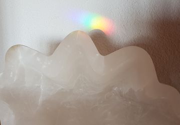 Lichtfang steinZart mit Regenbogen