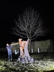 Vernissage, Aufbruch in Holz und Stein, Kultur Schänis, 2024, Sabine Schwarzenbach-Böhm