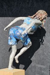 Absprung, Papier, 2024, Sabine Schwarzenbach-Böhm